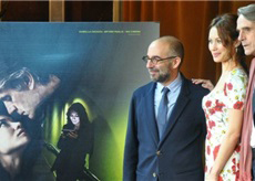 Giuseppe Tornatore, Olga Kurylenko and Jeremy Irons